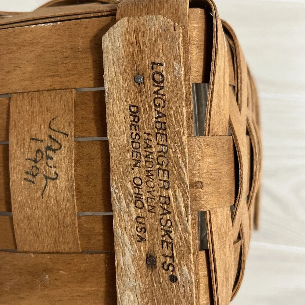 Longaberger Basket 1991 8.25